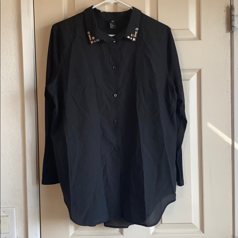 H&M shirt with rhinestones